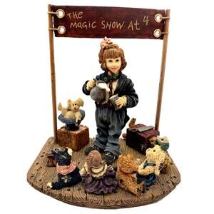 Boyds Bears "The Amazing Bailey Magic Show At 4" Magician Yesterdays Child Ltd